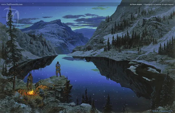 Illustration : At Tarn Aeluin, par Ted Nasmith.