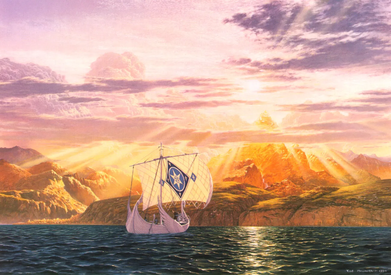 Illustration : The Shores of Valinor, par Ted Nasmith.