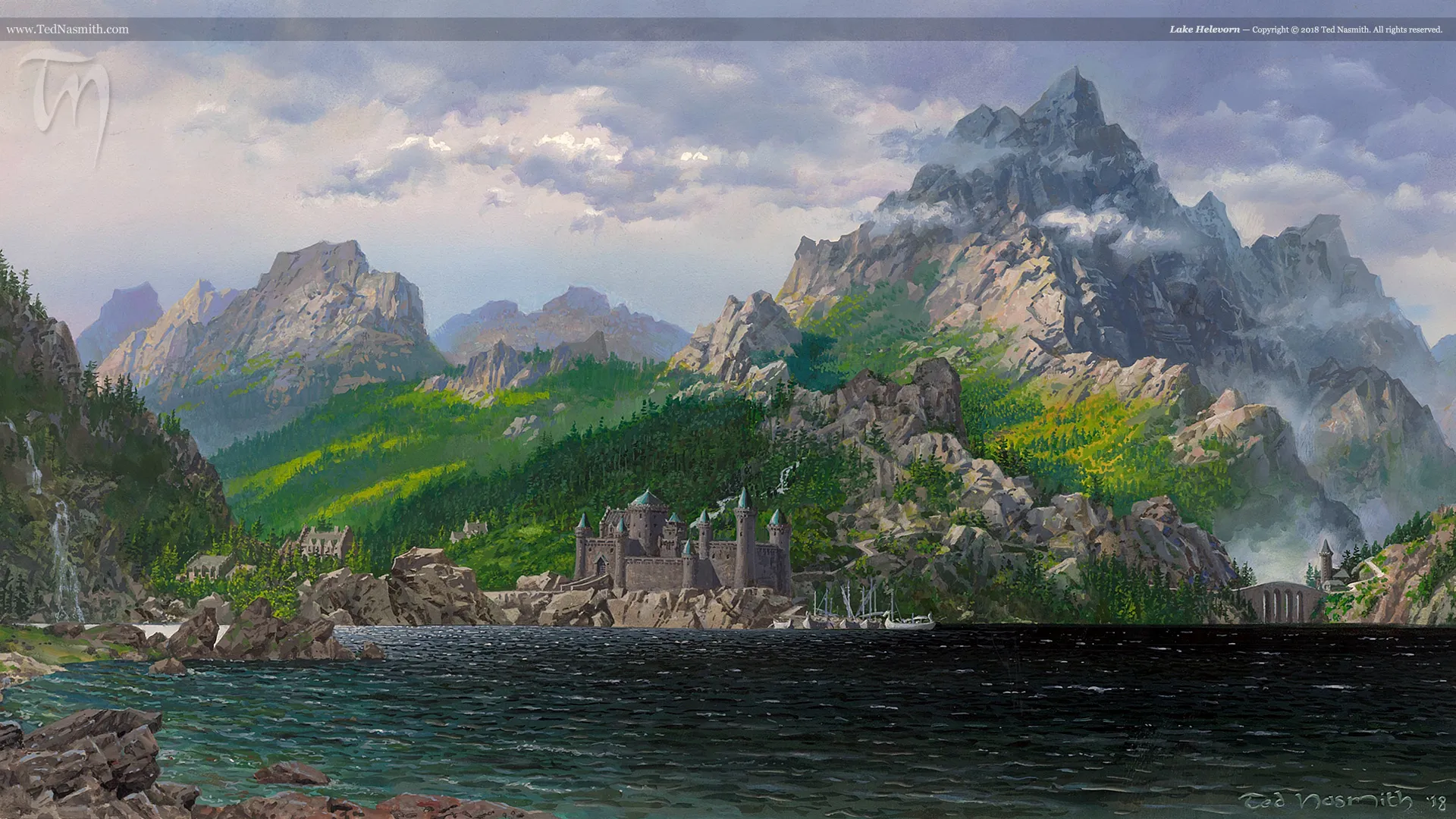 Illustration : Lake Helevorn, par Ted Nasmith.