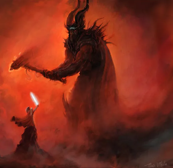 Illustration : Melkor and Fingolfin, par Timo Vihola.