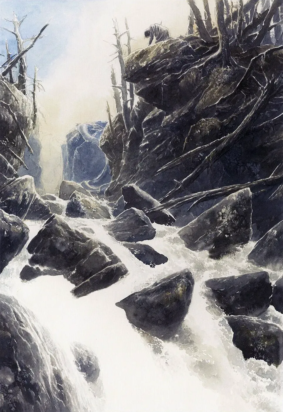 Illustration : The Death of Túrin, par Alan Lee.