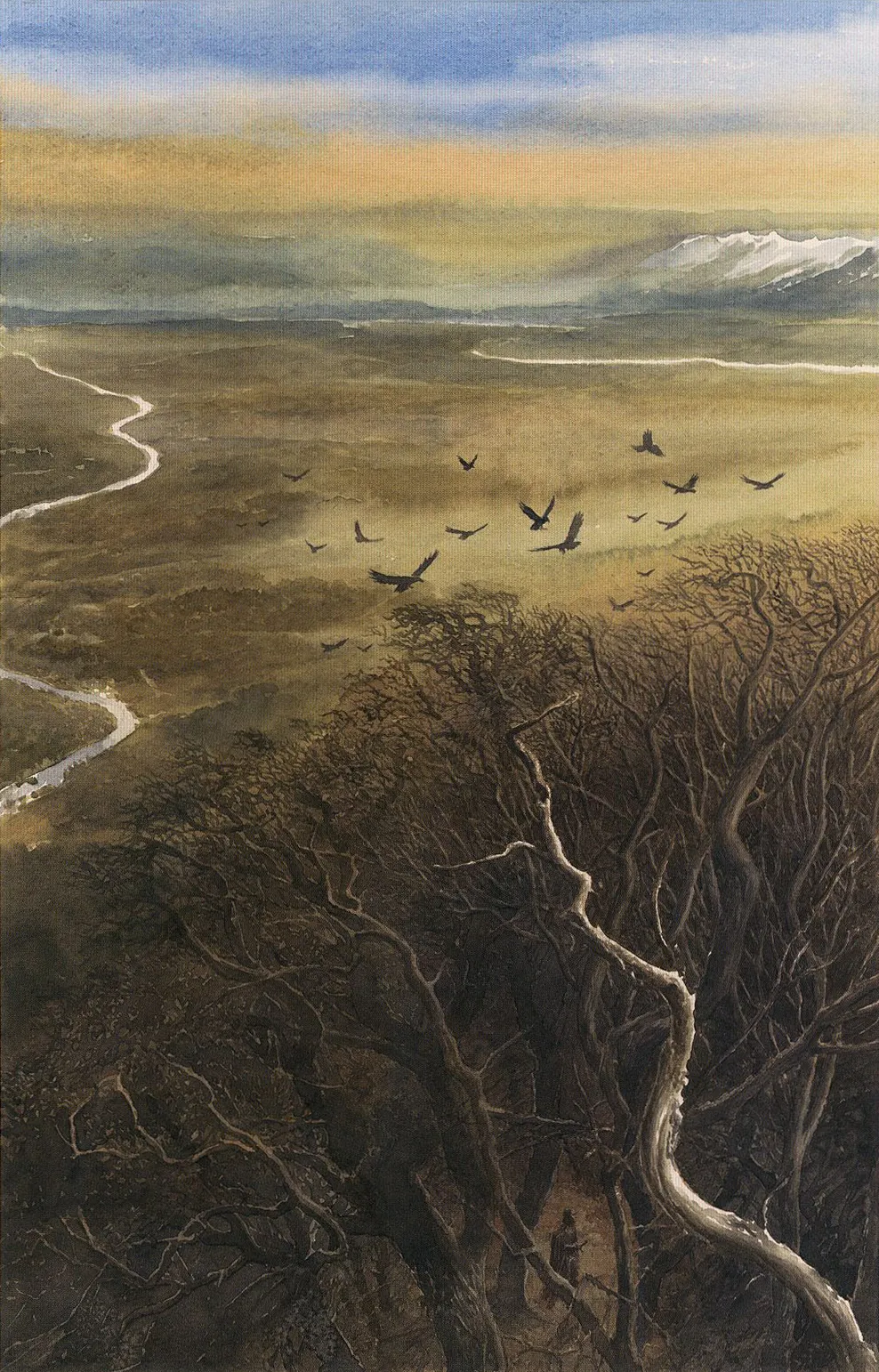 Illustration : The Coming of Túrin into Brethil, par Alan Lee.