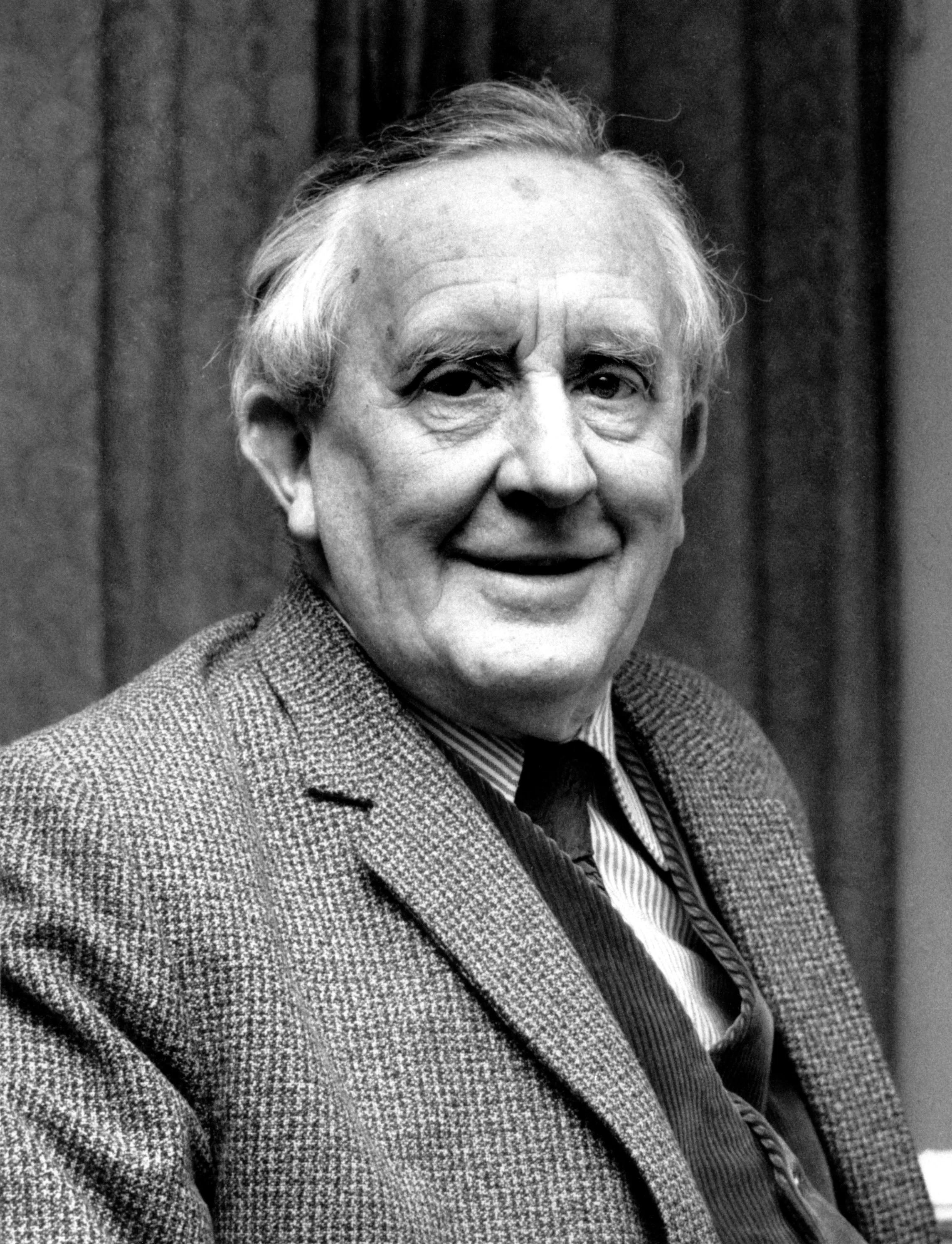Photo : John Ronald Reuel Tolkien, année 1967.